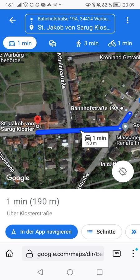 Warburg, Fewo "Sweet Home" 2,5 Zi- Eg-Separater Eingang - Parkplatz - Terasse- Komfortabel,Renoviert Esterno foto